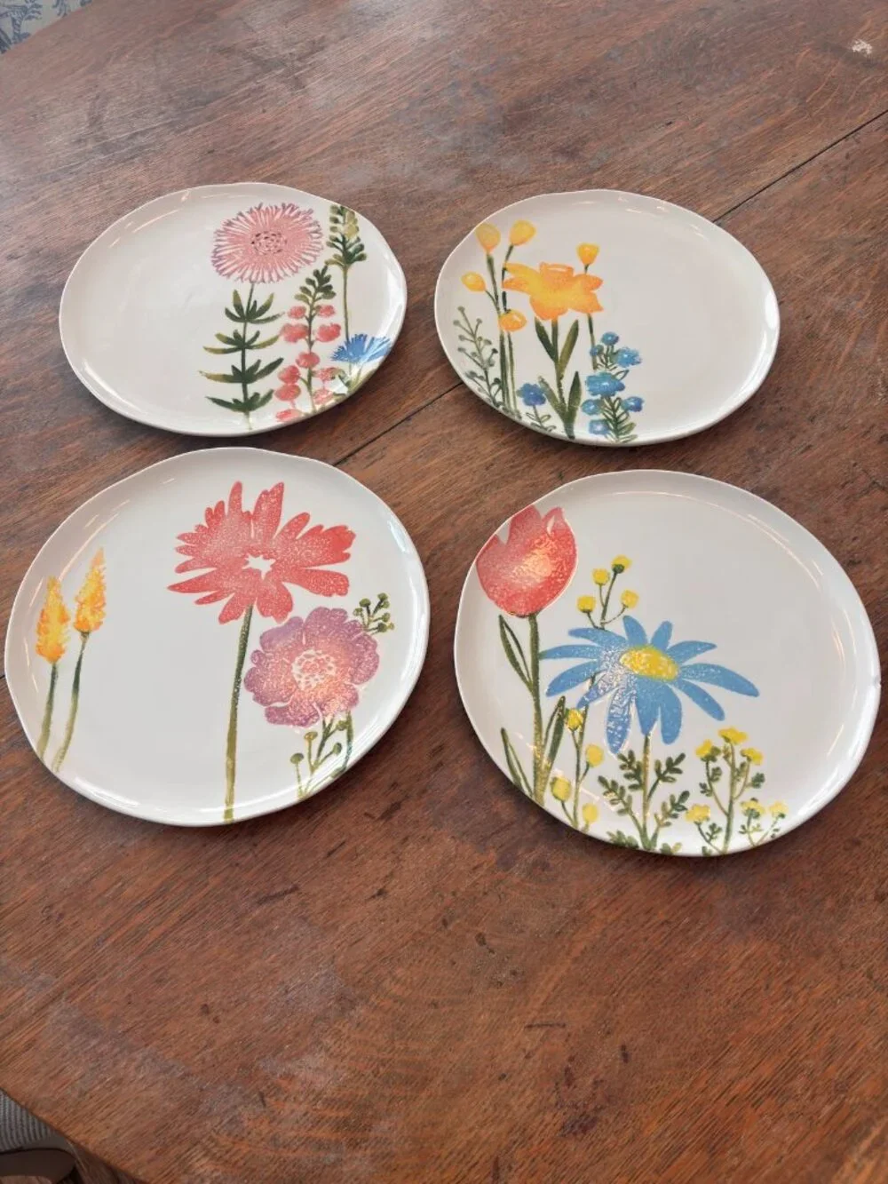 Vietri Fiori di Campo Salad Plates